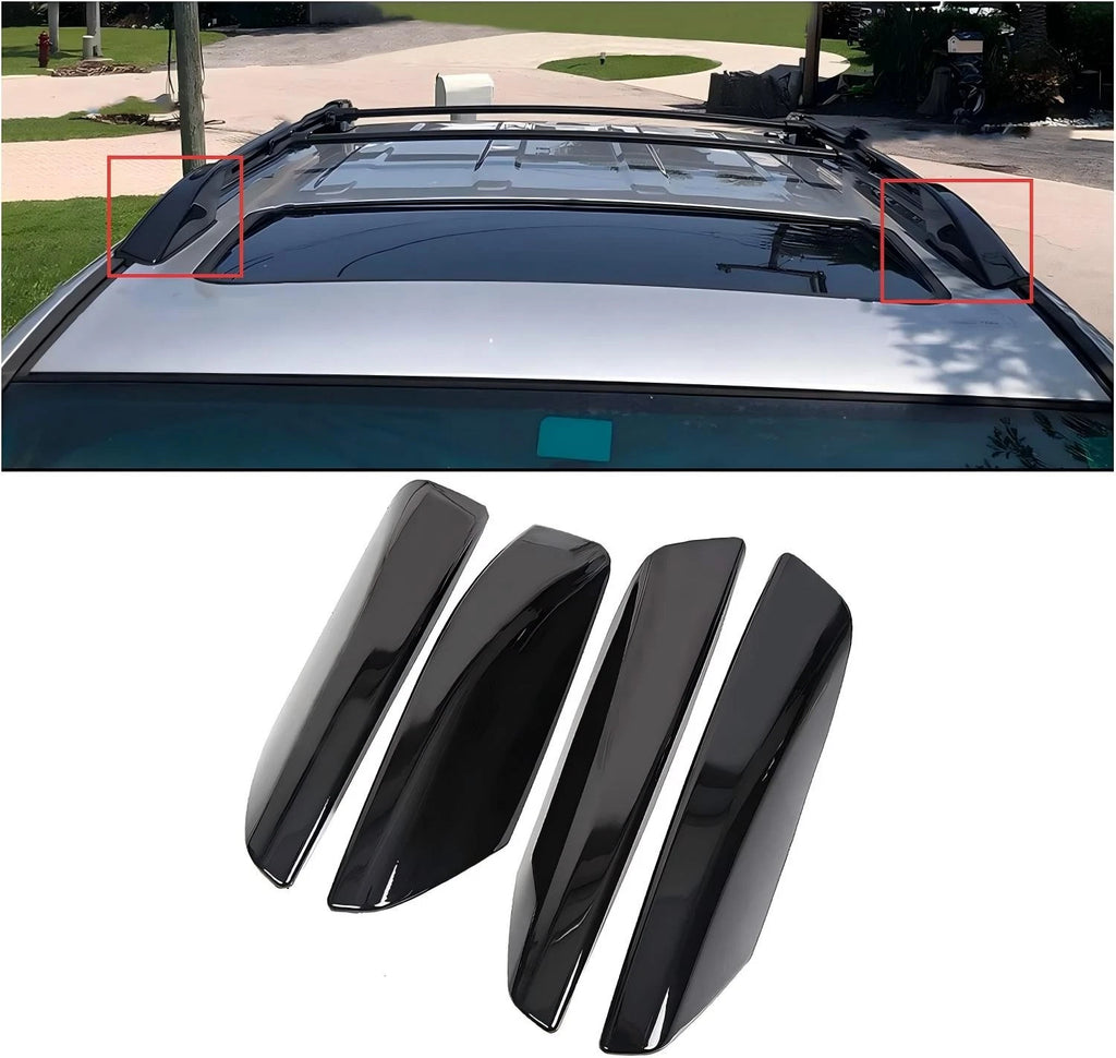 Set of 4 Roof Rack Rail End Cover Caps for Toyota 4Runner (2003–2009)