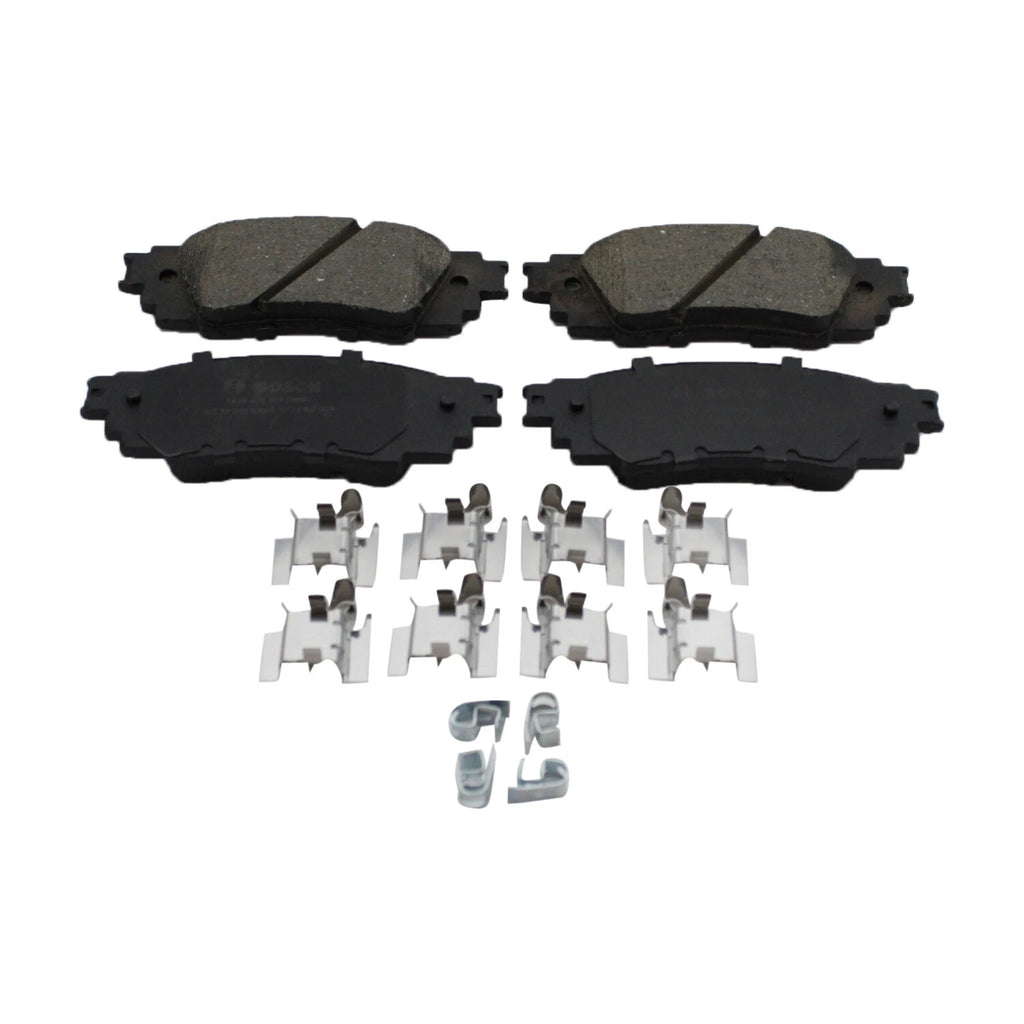 Set of 4 Bosch QuietCast Rear Ceramic Brake Pads for ES350 RX350L UX200 Avalon Camry (2007–2023)