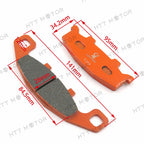 Carbon Ceramic Brake Pads for Kawasaki EX250F Ninja 250R GSX1100G (–TT129)