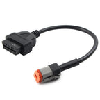 4Pin to 16Pin OBD2 Diagnostic Scanner Adapter Cable for Harley Davidson