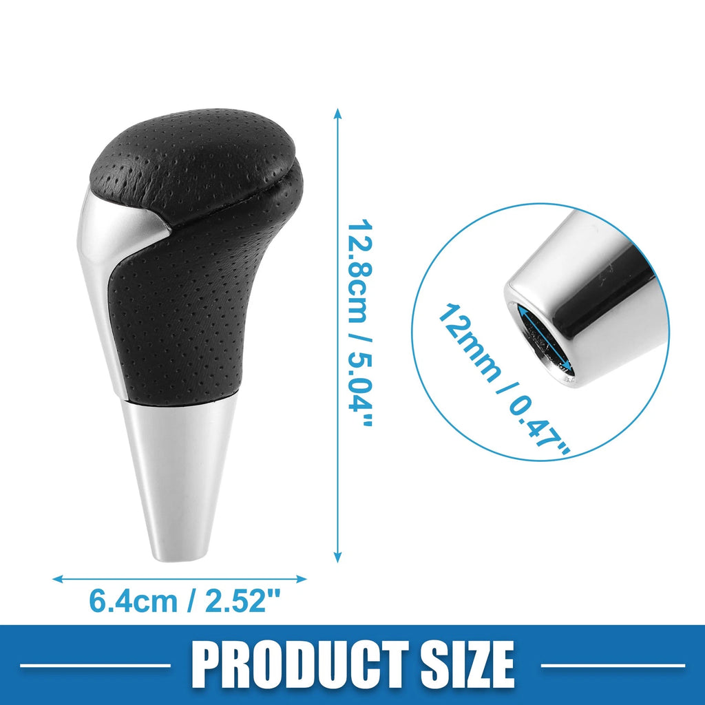 Gear Shift Knob for Toyota Land Cruiser  Black Silver Tone
