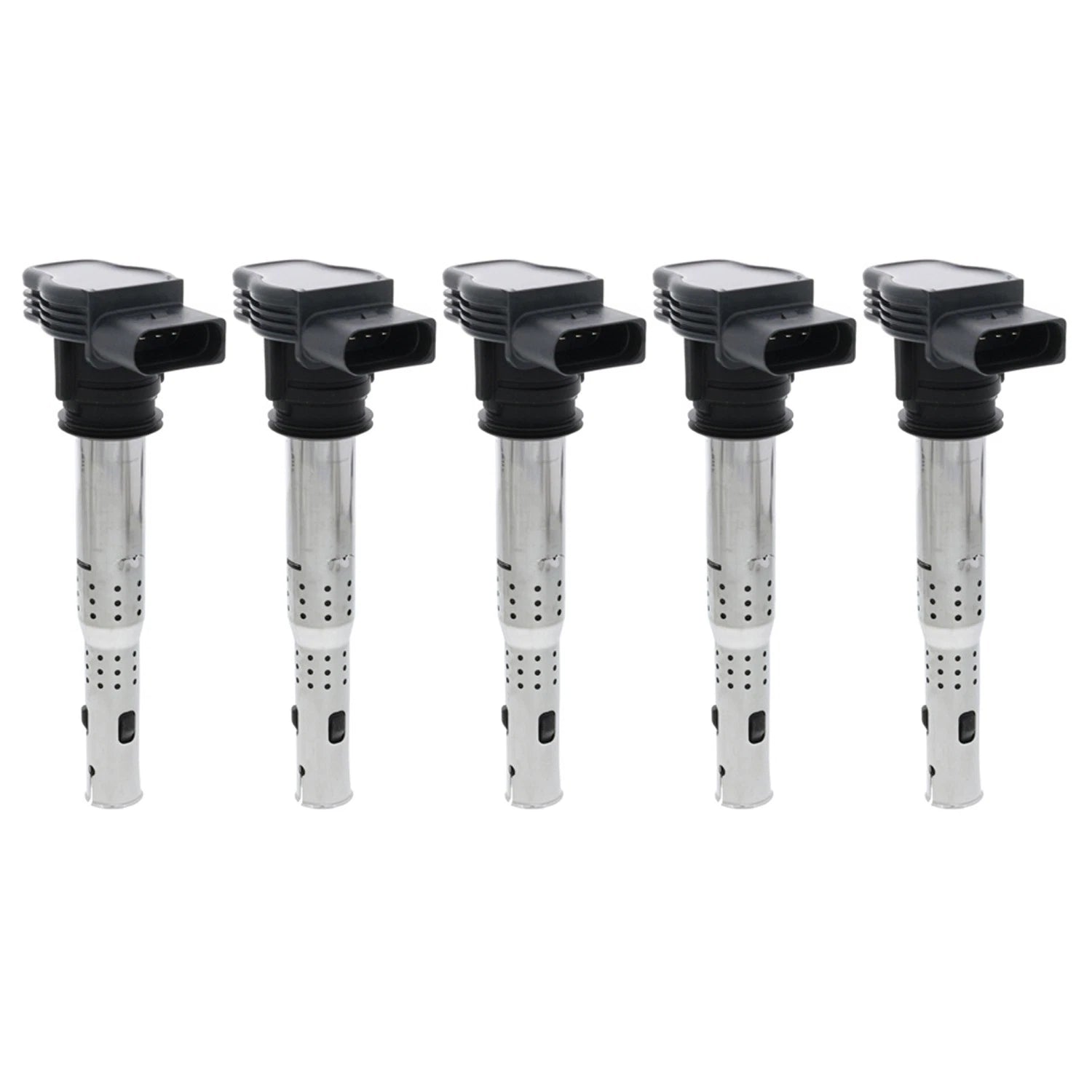 Set of 5 Ignition Coils for Audi TT RS Quattro, VW Beetle, Golf, Jetta, Passat 2.5L L5