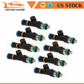 Set of 8 Fuel Injectors for Ford F-250/F-350 Super Duty (2007–2010)
