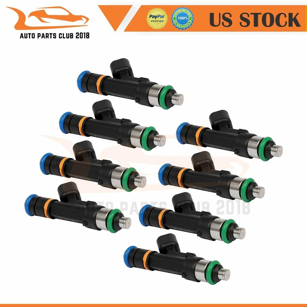 Set of 8 Fuel Injectors for Ford F-250/F-350 Super Duty (2007–2010)
