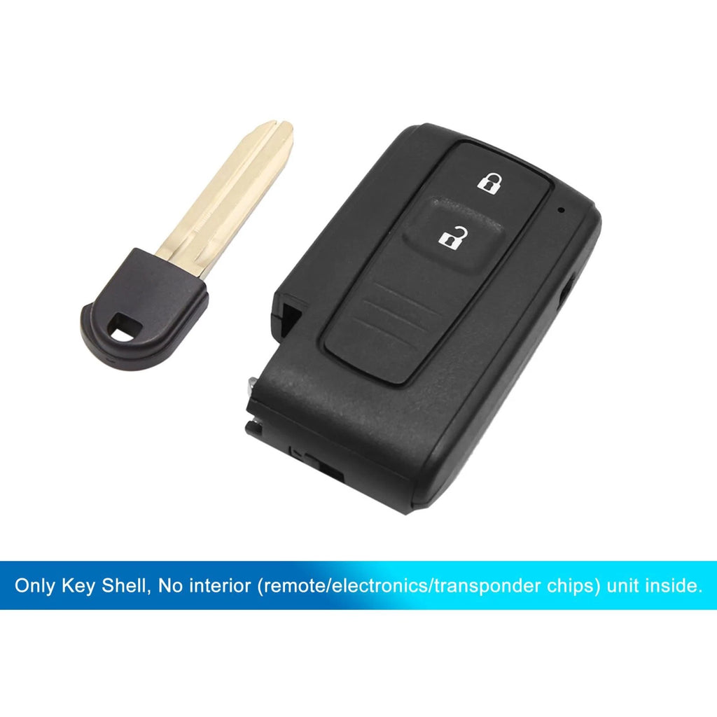 2 Button Key Fob Remote Case Shell for Toyota Prius (2004–2009)