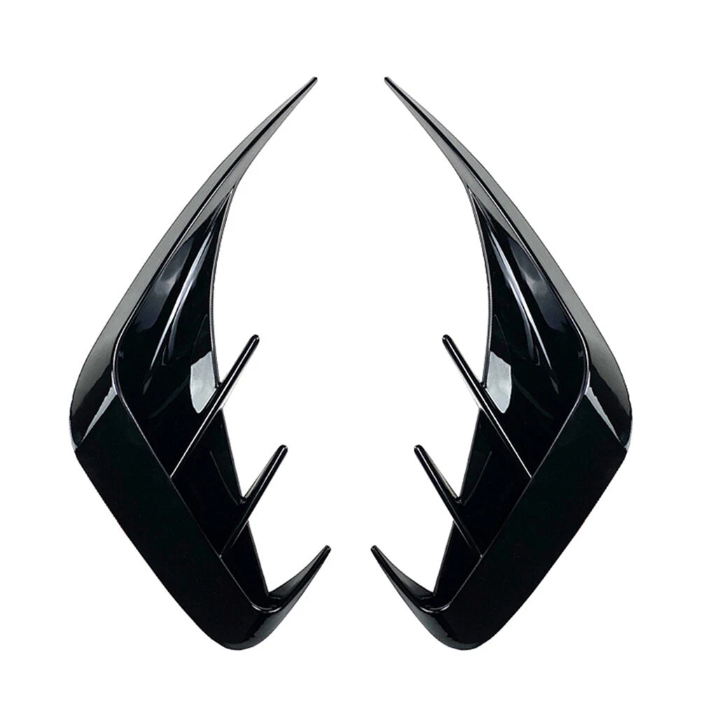 1 Pair Bumper Canards Lip Splitter Fins for BMW 3-Series (2019–2022)