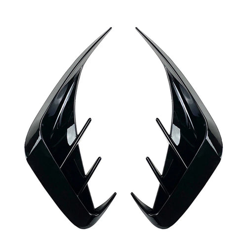 1 Pair Bumper Canards Lip Splitter Fins for BMW 3-Series (2019–2022)