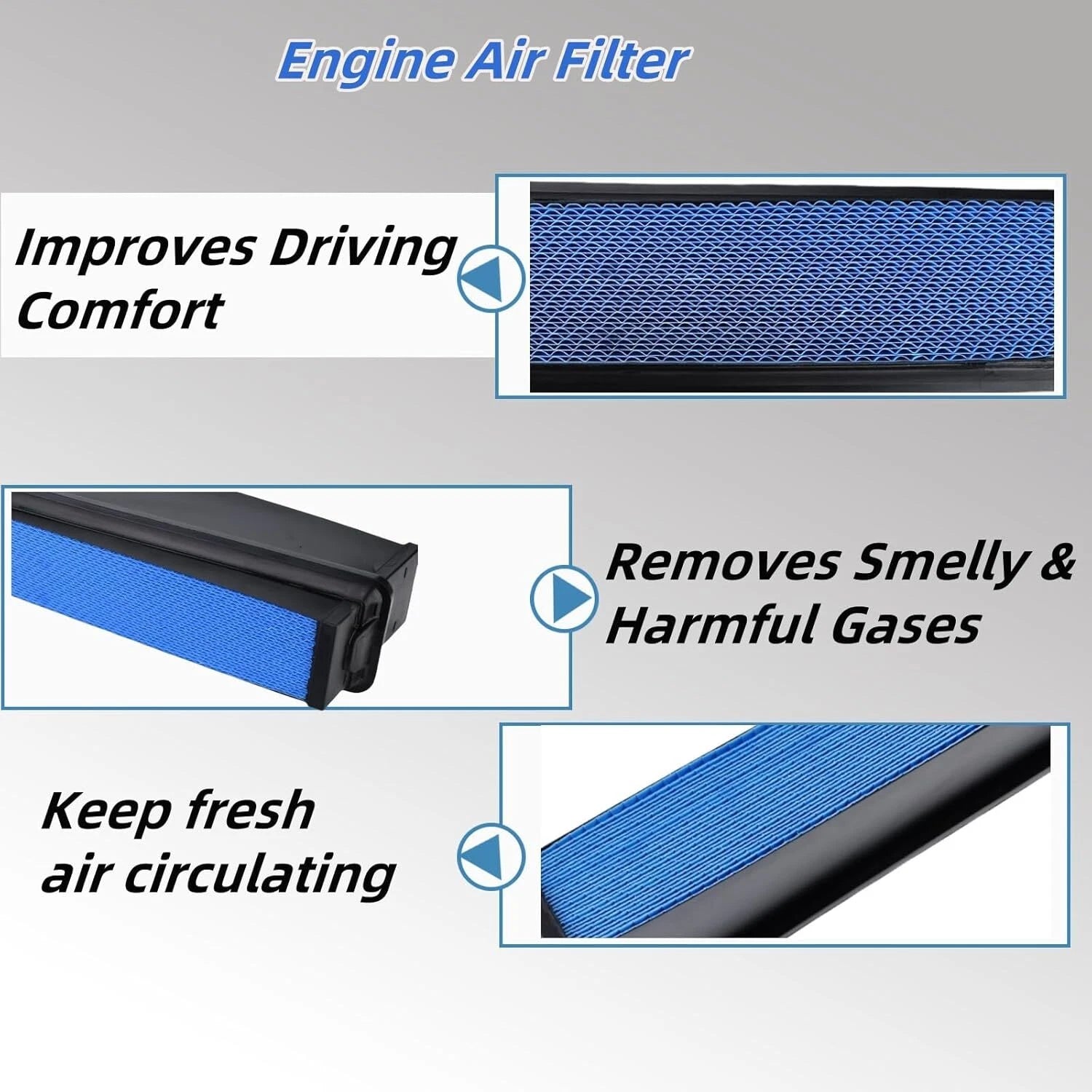 Engine Air Filter for International LT LT625 (2515573C1, P643132, P630637)