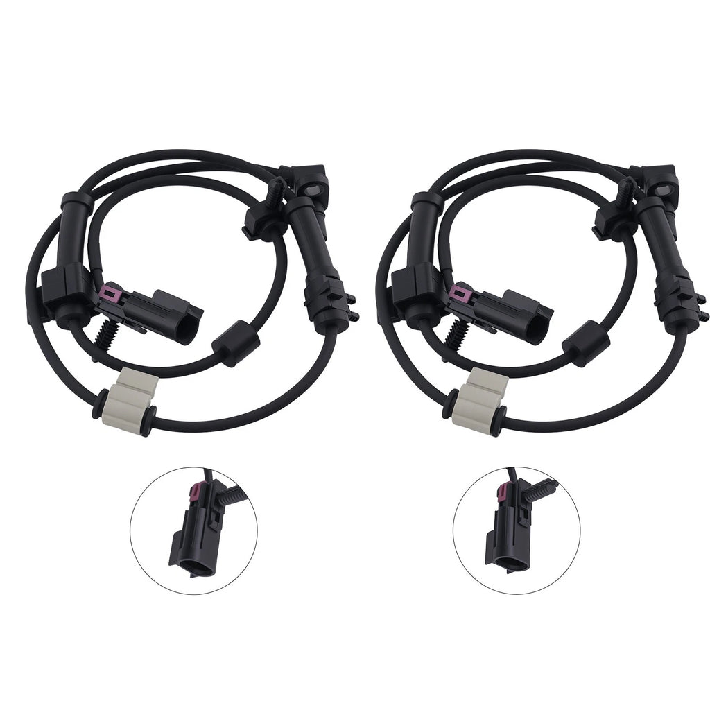Set of 2 ABS Wheel Speed Sensors for Oldsmobile Bravada (2002–2004) 15158254