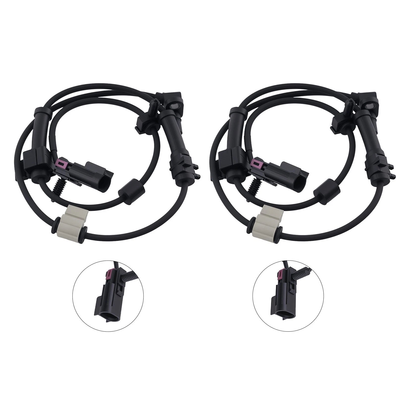 Set of 2 ABS Wheel Speed Sensors for Oldsmobile Bravada (2002–2004) 15158254
