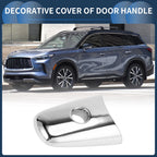 Door Handle Cover Front Left No. 806461BA0A for Infiniti QX60 (2014–2019) Silver Tone