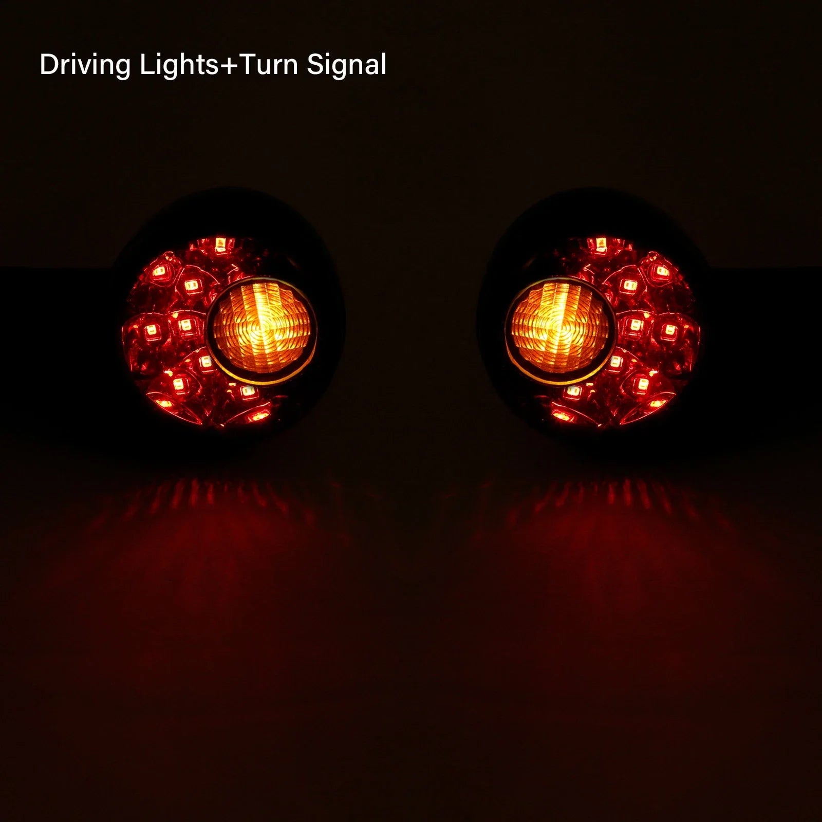 LED Amber Rear Turn Signals for Harley Sportster 883 1200 48 (1992-2022)