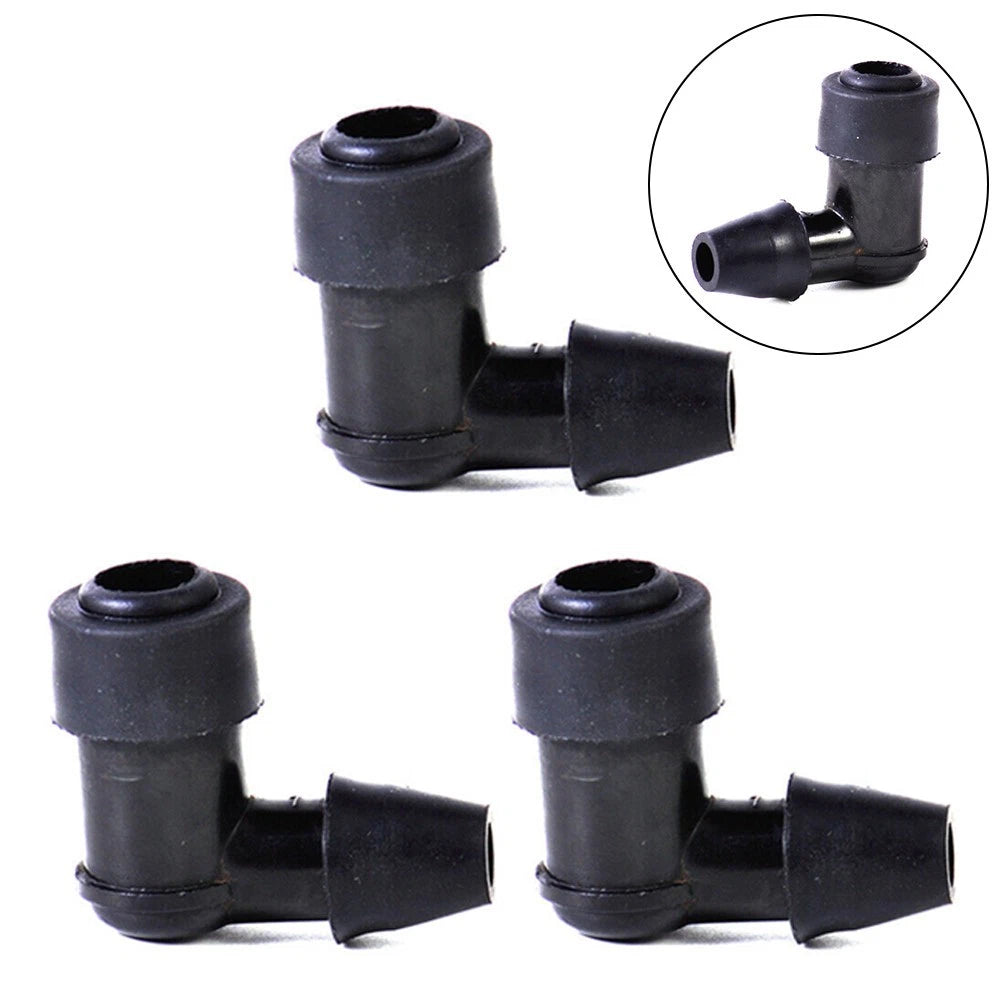 3X 90 Degree Non Resistor Spark Cap Covers for Motorcycle ATV