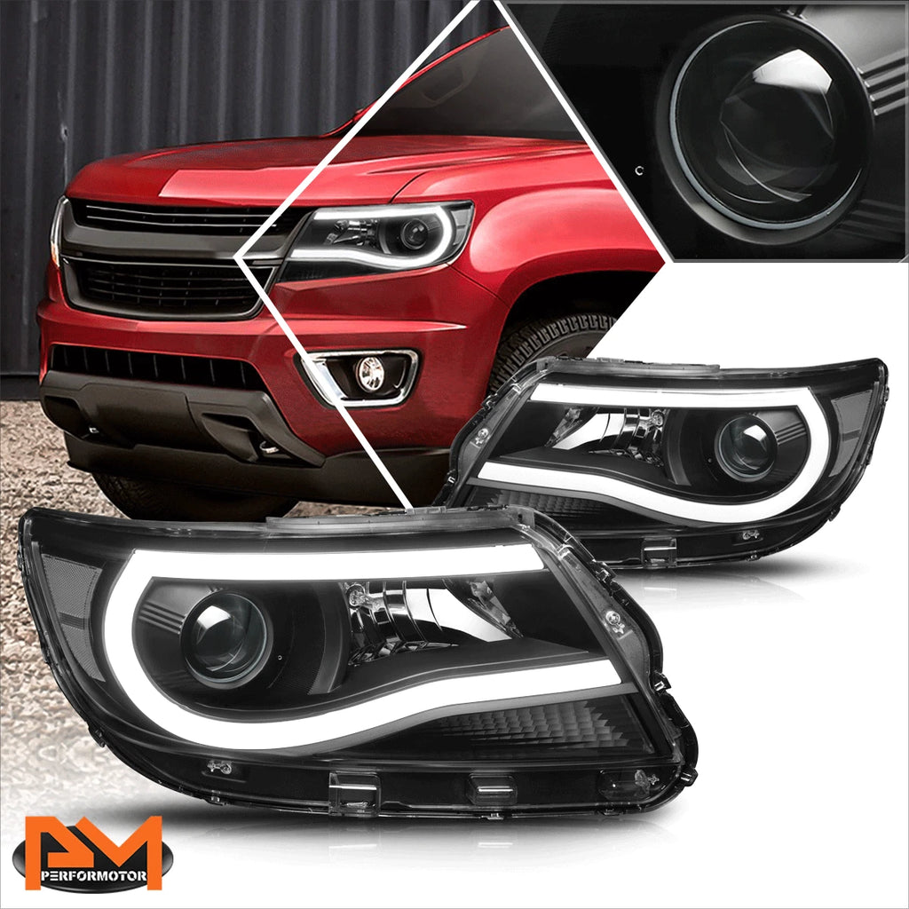 3D LED DRL Projector Headlight for Chevy Colorado (2015–2023)