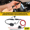 SAE to USB Cable Adapter for Motorcycle (Waterproof, 2.1A)