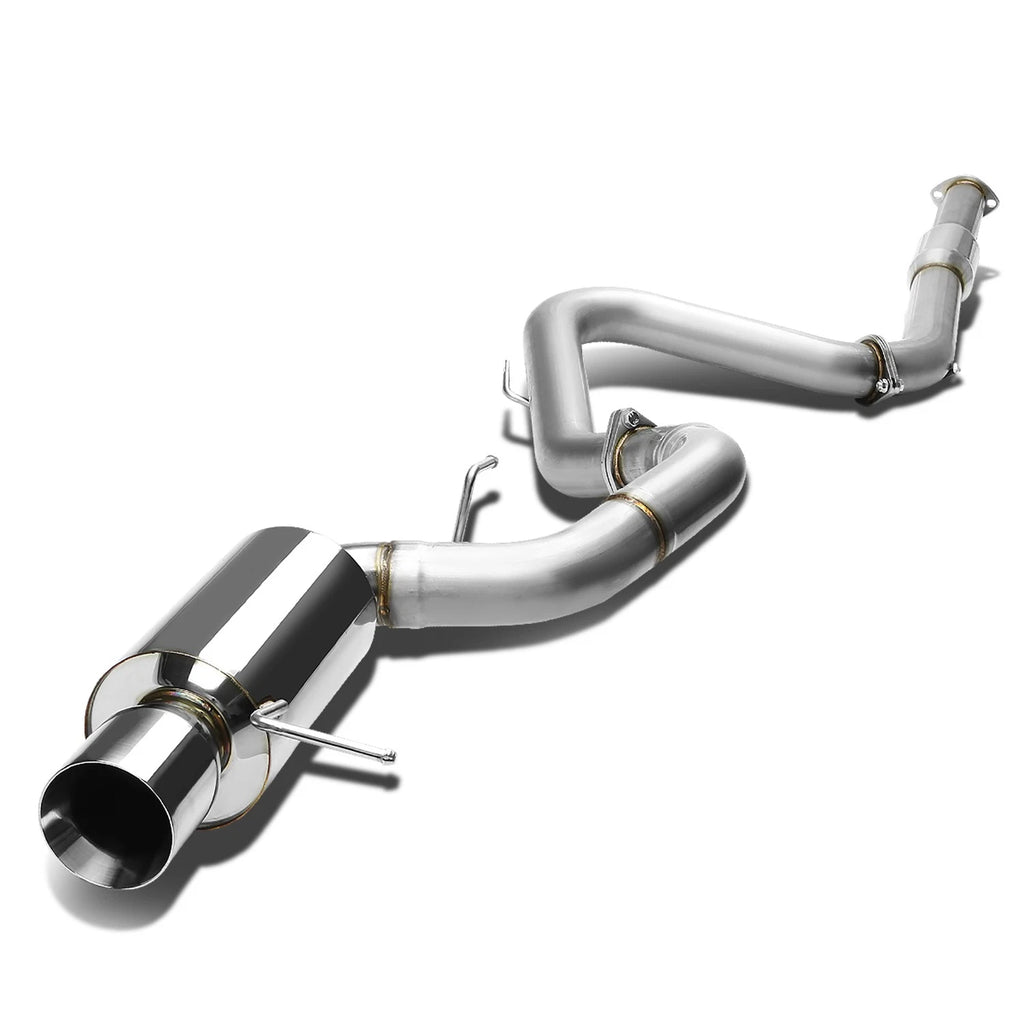 4" Rolled Tip Muffler for Mitsubishi Eclipse V6 (2000–2005) - Stainless Racing Catback