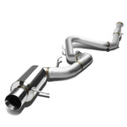 4" Rolled Tip Muffler for Mitsubishi Eclipse V6 (2000–2005) - Stainless Racing Catback
