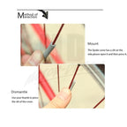 72Pcs Motorcycle Wheel Spoke Wraps Rim Guard Protector