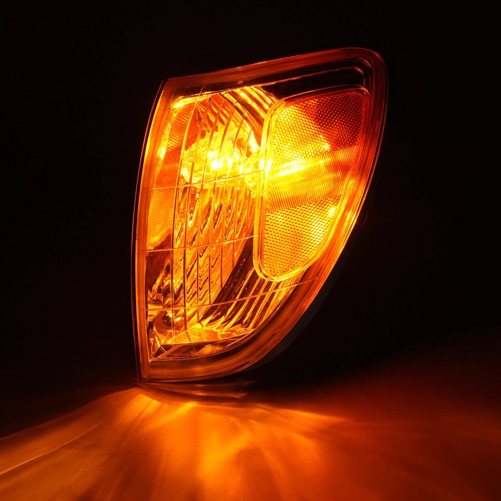 Chrome Amber Corner Lights for Land Cruiser (1998-2004) Pair