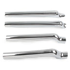 Chrome Rear Swingarm Tube Covers for Harley Heritage Softail Classic (2000–2017)