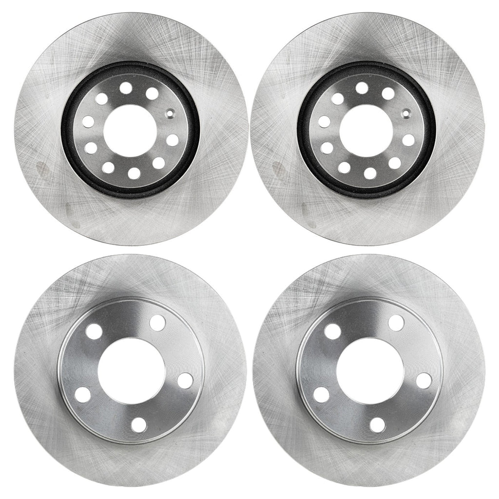 Front and Rear Disc Brake Rotors for Audi A6 Quattro (1998–2004)
