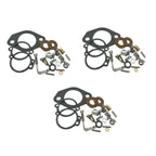3 Pack Carburetor Repair Kit for Mercury Outboard (1395-5109, 1395-5405, 1395-8984)