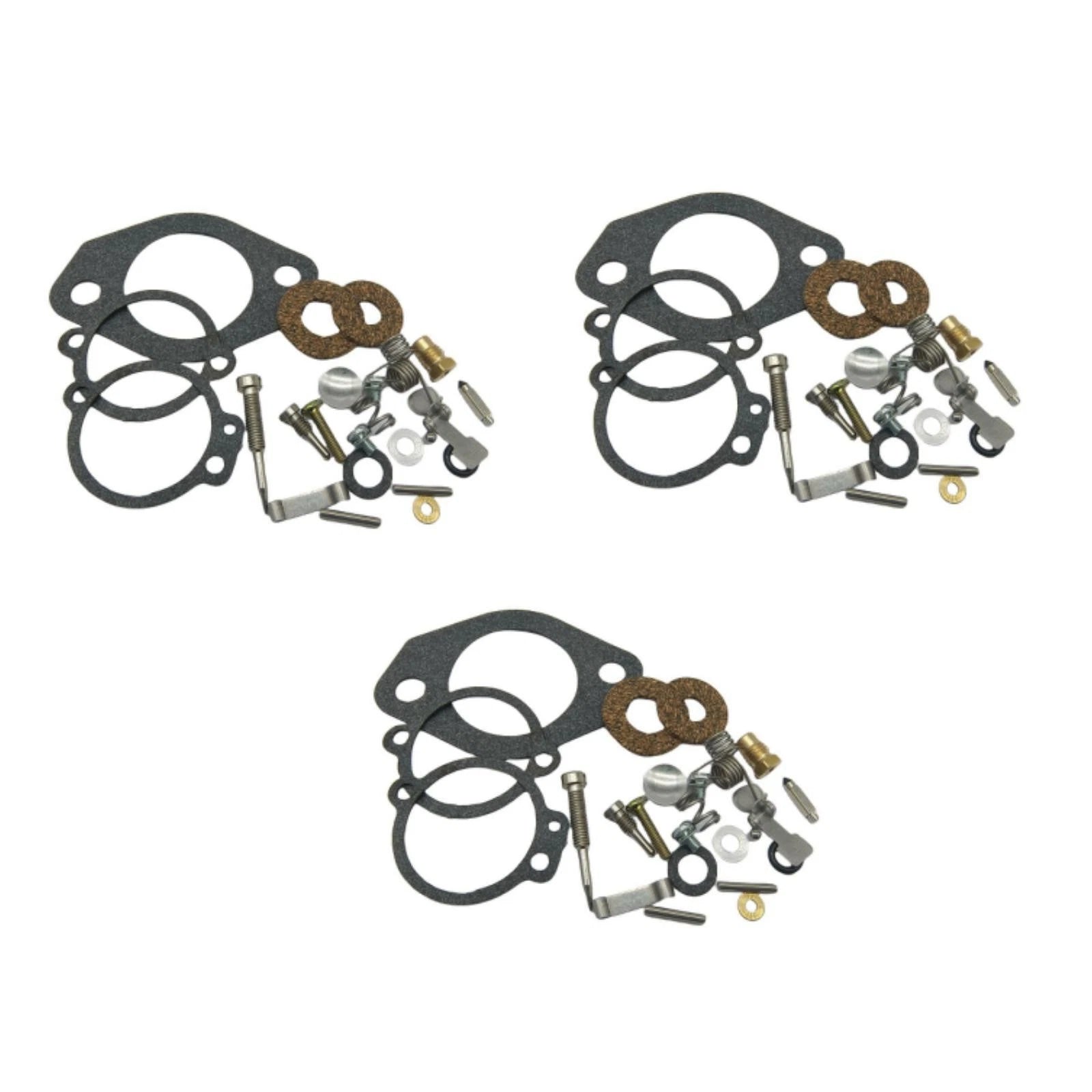 3 Pack Carburetor Repair Kit for Mercury Outboard (1395-5109, 1395-5405, 1395-8984)