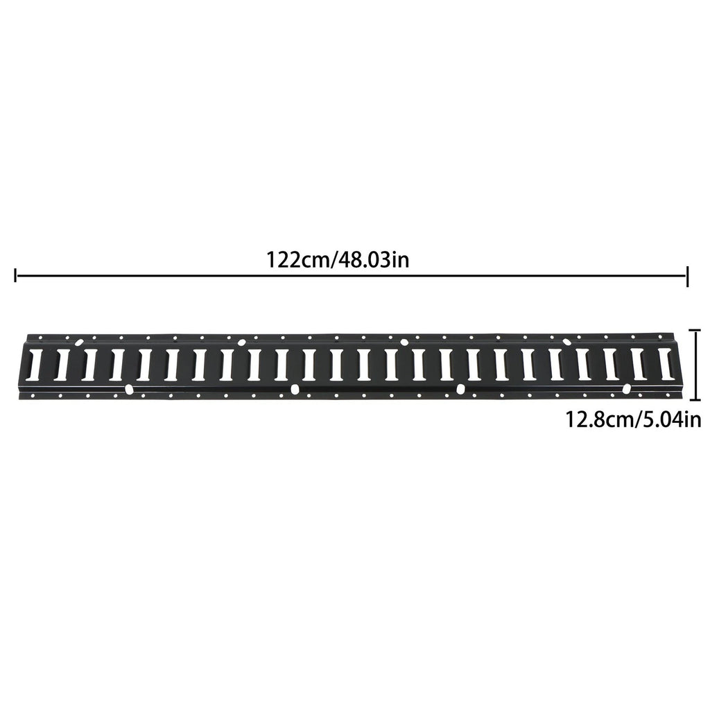 Set of 4 Heavy Duty E Track Tie Down Rails for Universal Cargo