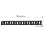 Set of 4 Heavy Duty E Track Tie Down Rails for Universal Cargo