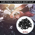 Set of 20 Front Fender Skirt Clips for Kia Soul (2010–2019) & Kia Spectra