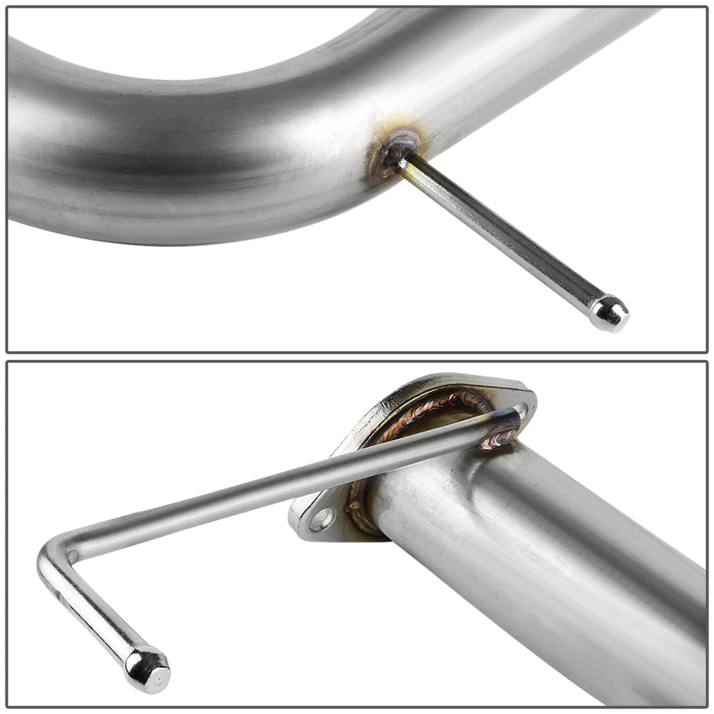 4" Burnt Muffler Tip Racing Catback Exhaust System for Eclipse 4G (2006–2009)