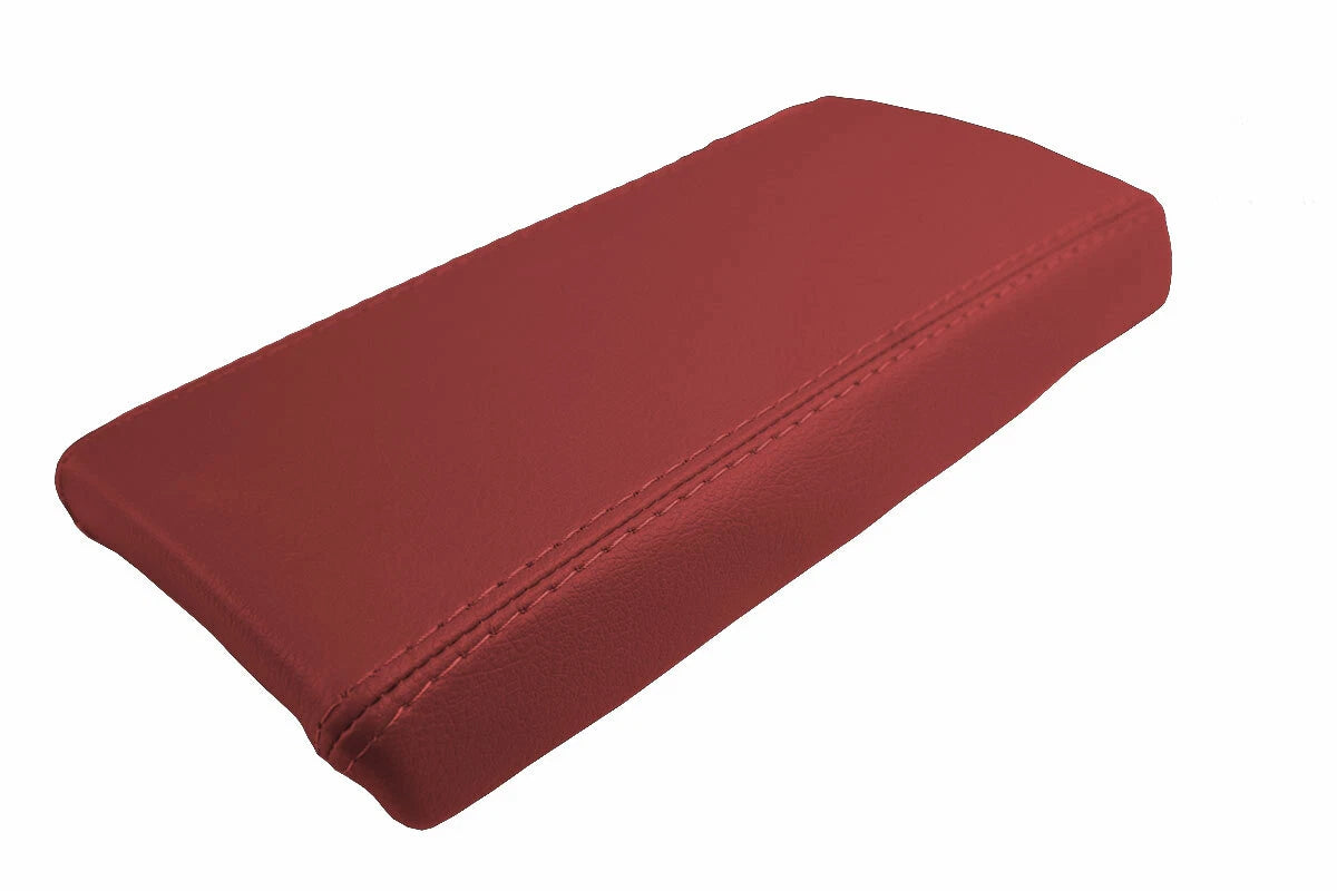 Leather Console Lid Pull Over Cover for Mazda Miata MX5 (1990–1997) Red