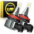 LED Headlight Fog Light Kit for H11 H8 H16 Vehicles (6500K White)