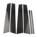 6PCS Carbon Fiber Door Window Trim Pillar Posts for BMW 3 Series (2013-2018)
