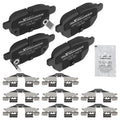 Rear Ceramic Brake Pads Kit for Pontiac Vibe (2009–2010) / Toyota Corolla (2009–2021)
