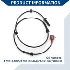 ABS Wheel Speed Sensor No. 47901EA015/479019CA6A for Nissan Frontier (2005–2023)