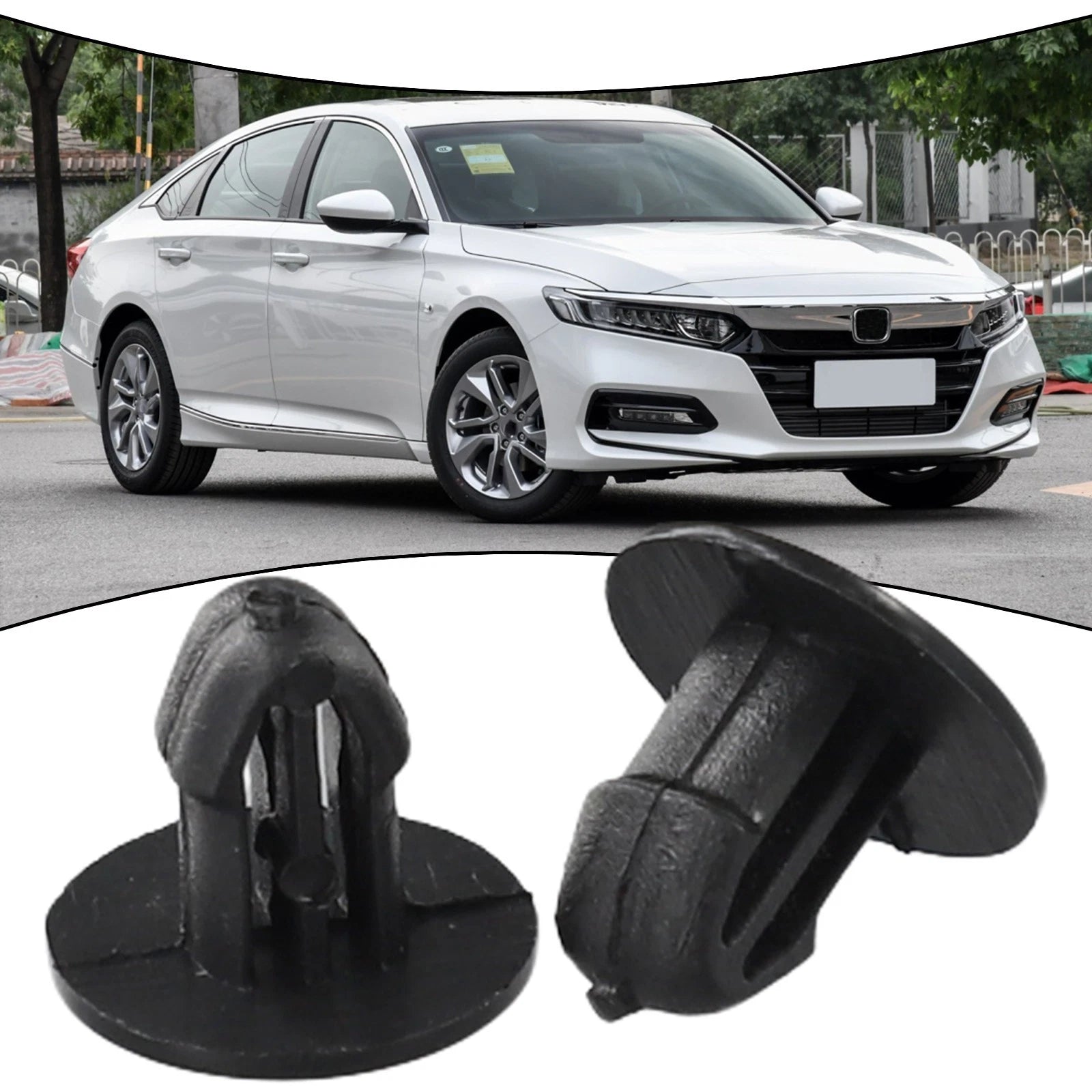 20X Cowl Grille Clips for Honda Civic Del Sol (1993–1997) Nylon 10mm