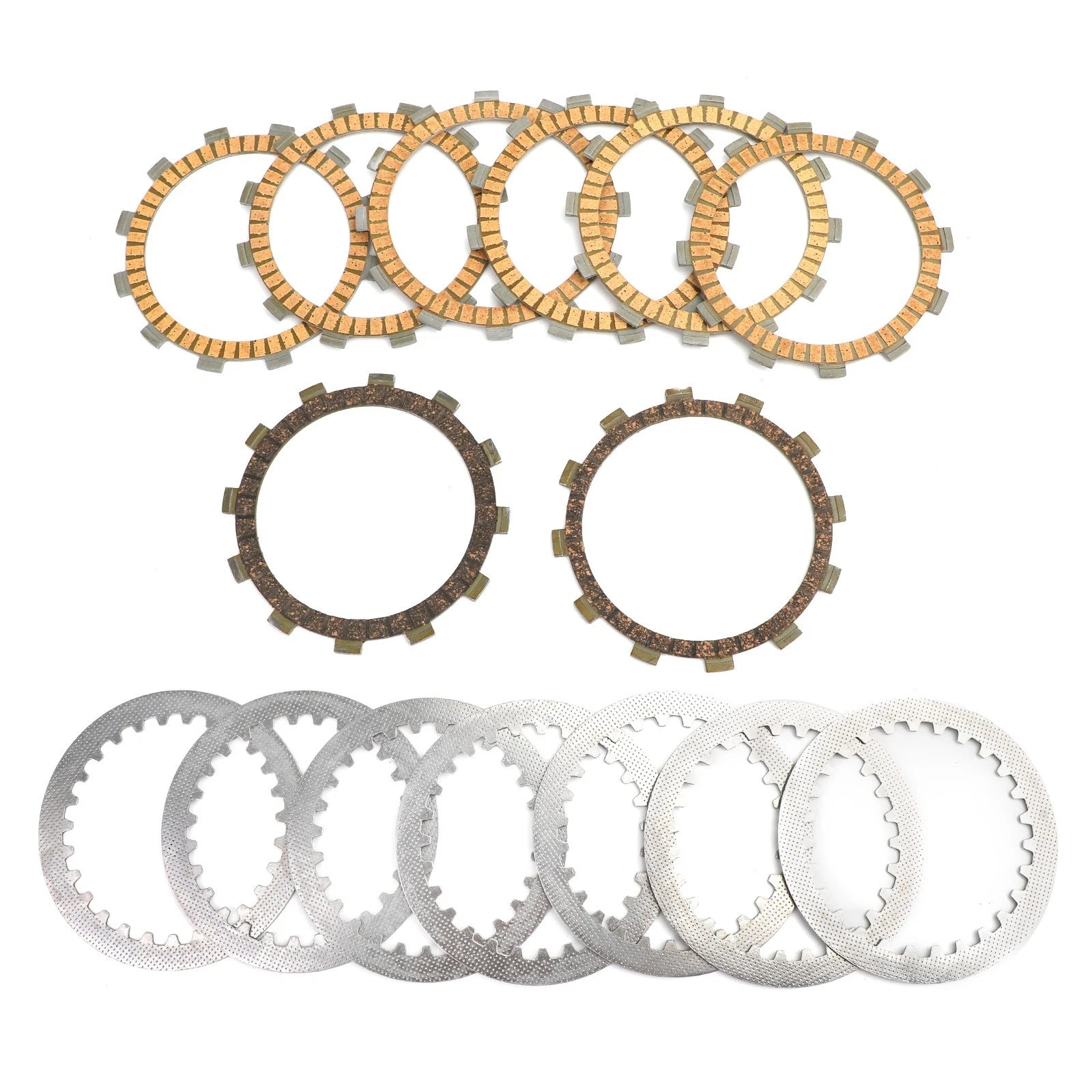 Clutch Kit Iron & Friction Plates for Yamaha FZ6 FZ6R XJ6 XJ6F XJ6FA XJ6N/S (2004–2017)