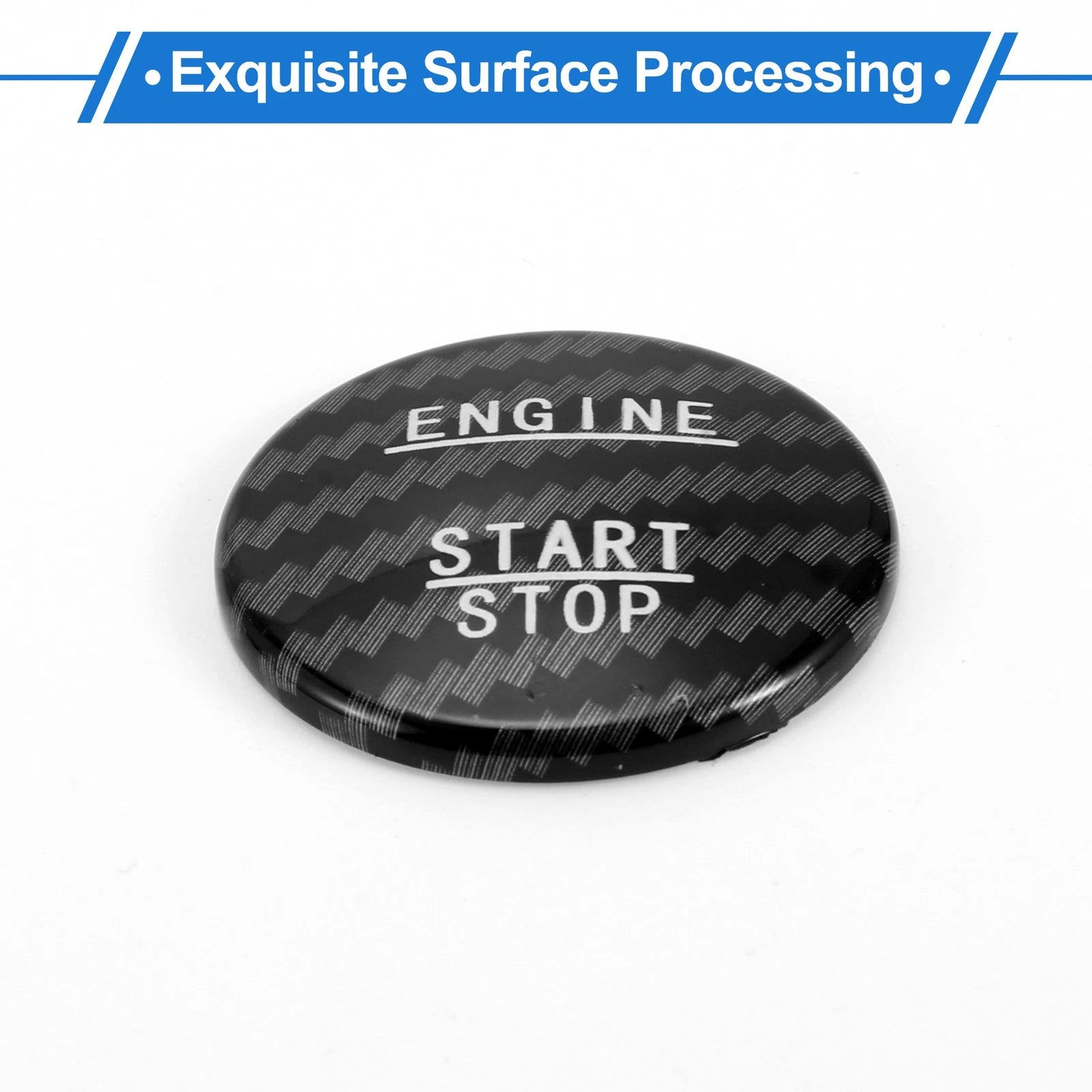 Push Start Button Cover for Mercedes Benz W176 (2012–2018) Black