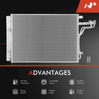 A/C Condenser with Bracket & Receiver Drier for Kia Soul (2017-2019)