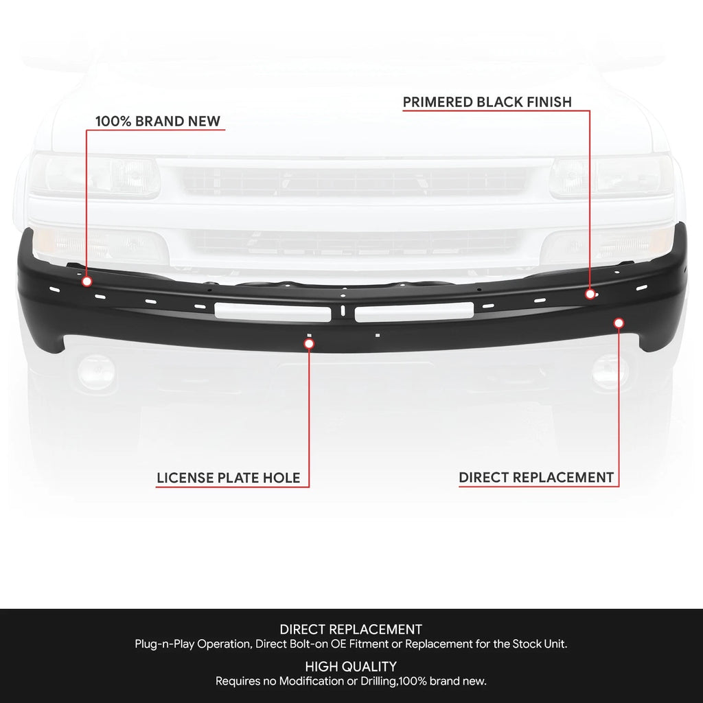 Front Bumper Face Bar for Chevrolet Silverado Suburban GMC Sierra (1999–2006)