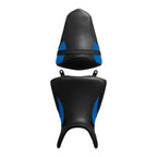 Driver Passenger Seats for Yamaha YZF R3 (2015–2024) Black Blue