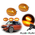 2X LED Dynamic Side Marker Signal Lamp for MINI Cooper (R55, R56, R57, R58, R59)