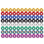 Set of 10 JDM Aluminum Fender Bumper Washer Bolts for Engine Bay Dress Up