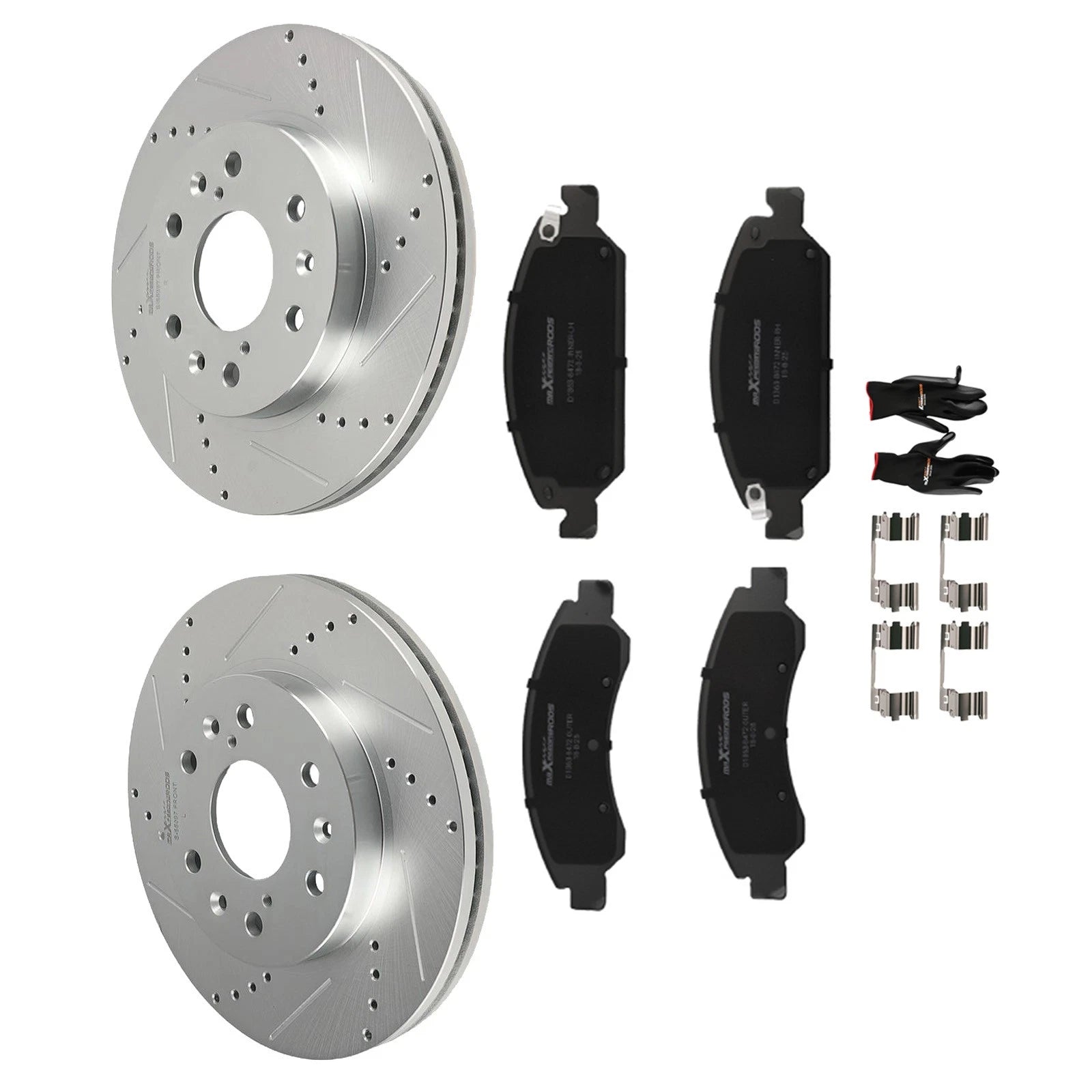 Front Brake Rotors and Pads Kit for Chevrolet Silverado 1500 (2005–2018)
