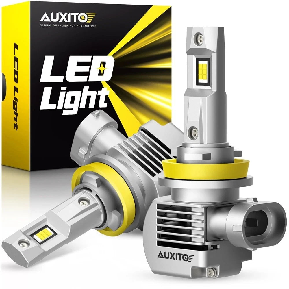 LED Headlight Bulb Kit H8 H11 H9 for Canbus High Low Beam (6000K)