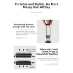 Folding Comb with Mirror for Travel Gym Office Use (11 x 4 x 3 cm)