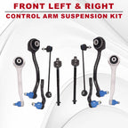 Set of 10 Control Arm Tie Rod Sway Bar Ends for Mercedes-Benz C230 (2000–2007)