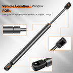 Set of 2 Hood & Window Lift Supports for Ford Excursion 4WD (2000–2005)