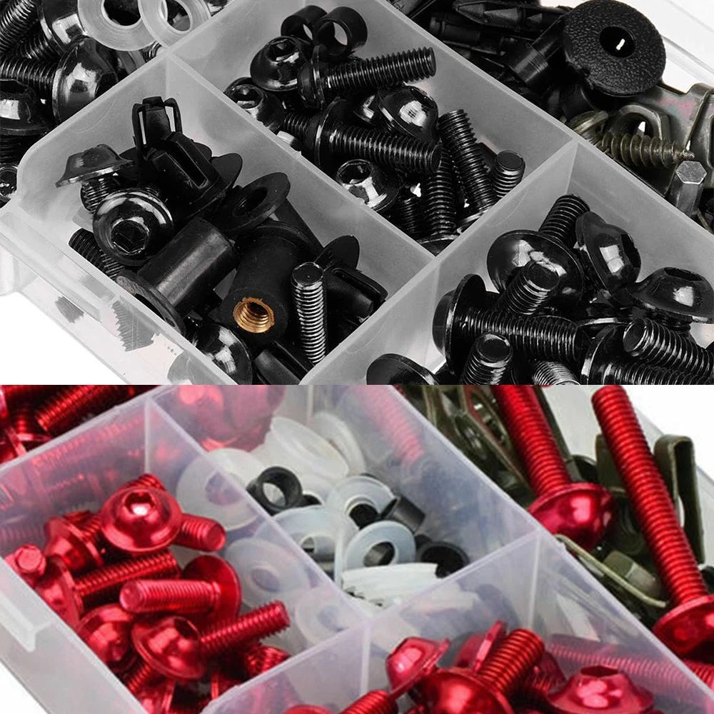 Complete Fairing Screws Bolts Kit for Kawasaki Ninja EX250/250R (2008–2012)